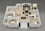 make 2d floor plan to 3d floor plan with 3d rendering